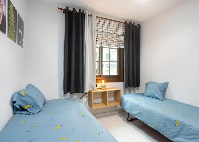 아파트 Home2book Beachfront Canarian Style Balcony House