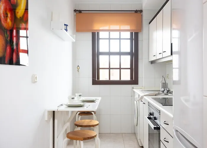 아파트 Home2book Beachfront Canarian Style Balcony House