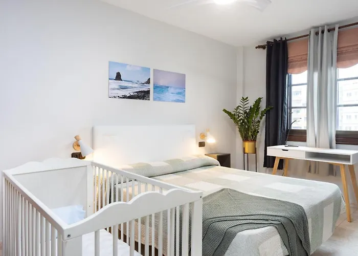 Home2book Beachfront Canarian Style Balcony House *